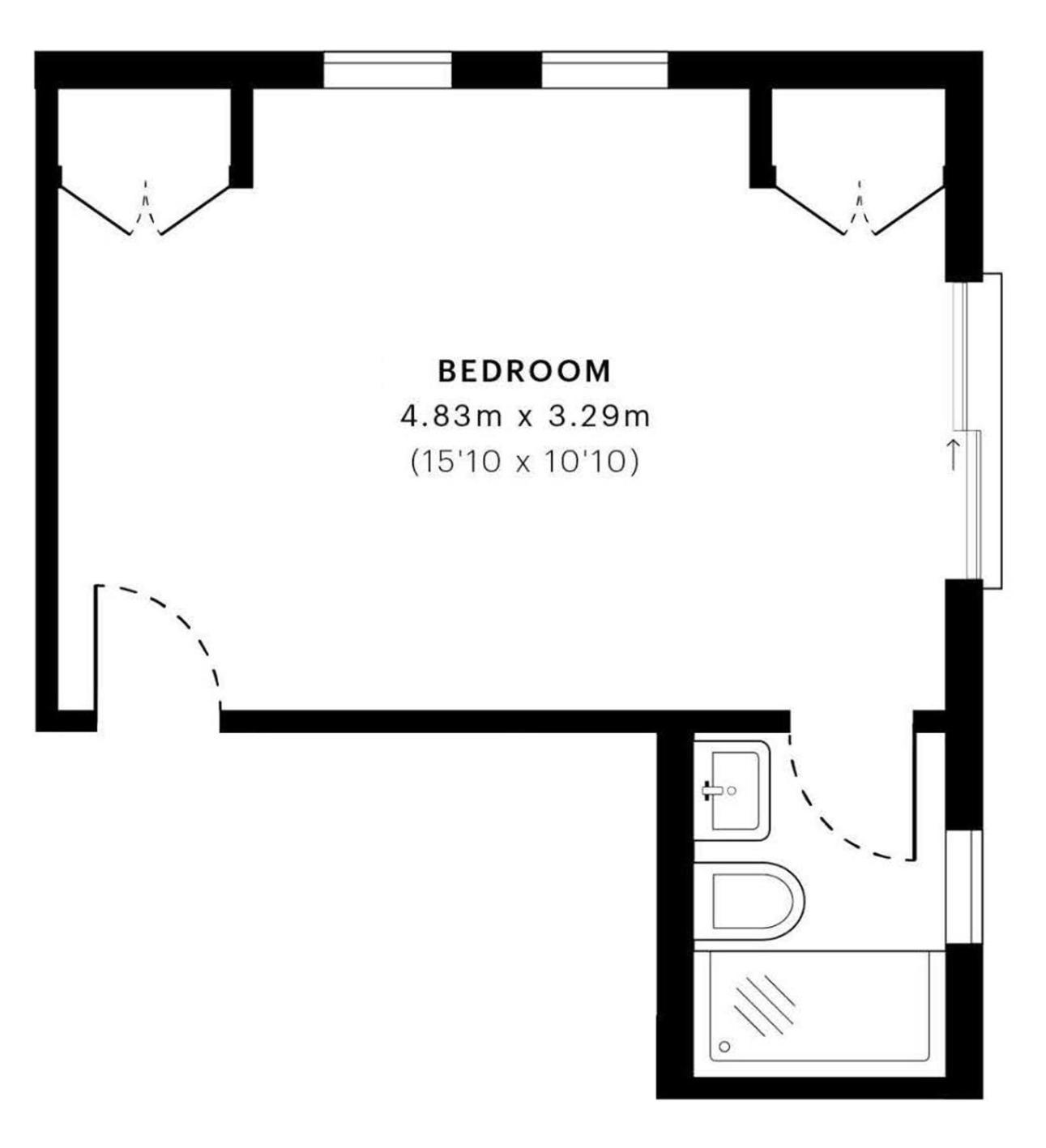 Bedroom In My Seven Dials In Covent Garden Just A Minute's Walk From Soho * Londra